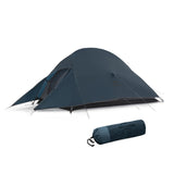 Naturehike Cloud Up 2 Campingtent 3-4 Seizoenen voor 2 Personen, Lichtgewicht Backpacking Tent, Waterdicht, Insectenbestendige Familietent voor Wandelen, Bergbeklimmen (20D Blauw Opgewaardeerd)