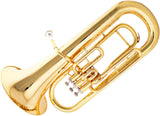 Messinglak Goud Drie Stand Key B Flat Euphonium Volwassen Koperinstrument Met Accessoires Eufonium voor Beginners