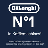 De'Longhi Eletta Evo ECAM 46.860.B Fully automatic coffee machine with LatteCrema milk system, cappuccino and espresso at the touch of a button, LCD screen and sensor touch buttons, black