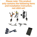 GEAMENT LED verlichtingsset compatibel met LEGO Ideas Home Alone Exklusives Bauset - verlichting kit voor Ideas 21330 (LEGO set niet inbegrepen)