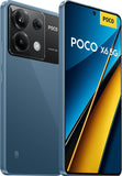 Xiaomi POCO X6 5G smartphone + headphones, 12+256 cell phone without contract, 64MP OIS triple camera, Grayish Blue (NL version + 2 year warranty)