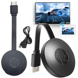 Google Chromecast Wireless Adapter - Miracast HDMI 1080p voor naadloze streaming van apparaten naar de tv met Full HD-kwaliteit - Eenvoudige installatie, bereik tot 10 m.