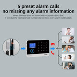 PG103 Home Security Alarmsysteem, 4G Alarm 8-delige kit Systeem met Telefoon APP Alert, Deur/Raam Sensor, Siren, Compatibel met Alexa, GEEN Maandelijkse Kosten