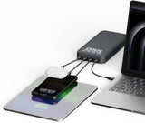 Xtorm Titan Ultra 200W Powerbank 27000 mAh, Laptop Powerbank, 4 x USB-C PD, LED scherm, Geschikt voor iPhone en Samsung, Zwart