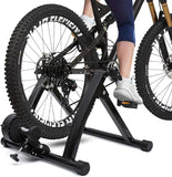 HyXia Bike Trainer Stand, Duty Stable Bike Stationair RijstanNder, ondersteunt fietstrainer, 7 niveaus, geschikt voor 24-29 inch