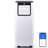 Flinq Elegante Smart Mobiele Airco 9.000 BTU met WiFi, App, Afstandsbediening | Mobiele Airconditioning met Luchtafvoerslang en Window Kit | Koelen, Ontvochten en Ventileren | tot 30m2 | max. 65db