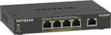 NETGEAR 5-poorts Gigabit Ethernet Unmanaged PoE+ Switch (GS305P): met 4 PoE+ bij 63 W, desktop- of wandbevestiging