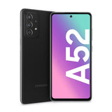 Samsung Galaxy A52 smartphone, 6,5 inch FHD + Infinity-O display, 6 GB RAM en 128 GB uitbreidbaar intern geheugen, 4500 mAh batterij en ultrasnel opladen, zwart