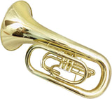 BB Marching Euphonium Muziekinstrumenten Met Case En Mondstuk Geel Messing Body Lacquer Eindigt Professional Euphonium