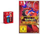 Nintendo Switch Console (OLED Model) - Blauw/Rood & NIN Pokémon Karmesin 06