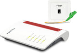 AVM FRITZ!Box 5530 Fiber Edition AON glasvezel modemrouter MESH master met Wi-Fi 6 tot 2400 Mbit/s (5 GHz) + 600 Mbit/s (2,4 GHz)