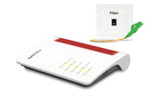 AVM FRITZ!Box 5530 Fiber Edition AON glasvezel modemrouter MESH master met Wi-Fi 6 tot 2400 Mbit/s (5 GHz) + 600 Mbit/s (2,4 GHz)