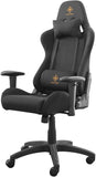 DELTACO Gaming stoel Racing - PC gamingstoel - bureaustoel (nylon, armleuning, ergonomisch, in hoogte verstelbaar, nekkussen, ergonomisch), 69 x 66 x 123-132 cm