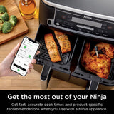 Ninja ProChef Draadloze vleesthermometer sonde voor binnen en buiten koken, grillen en frituren in de lucht, met 50 m Bluetooth-bereik en batterijduur van 30 uur, app-aangesloten, hittebestendig,