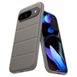 Caseology Athlex voor Google Pixel 9 / Google Pixel 9 Pro Case, [Zandsteentextuur voor antikras] Zijgreeppatronen Case Cover voor Google Pixel 9 / Pixel 9 Pro - Active Gray