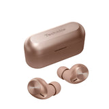 Technics EAH-AZ40M2EN Draadloze oordopjes met ruisonderdrukking multipoint Bluetooth, comfortabele in-ear oortelefoon hoofdtelefoon met ingebouwde microfoon, aanpasbaar tot 5,5 uur speeltijd, roségoud