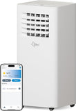 Suntec Wellness mobiele airconditioner Comfort 7.0 Eco R290 APP – Airco mobiel en stil, bediend via Smart App – Ontvochtiger voor ruimtes tot 25 m² – 7.000 BTU – 2.050 watt,wit