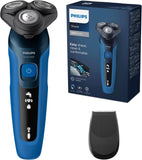 Philips Elektrisch Scheerapparaat Series 5000 - Volgt gezichtscontouren - Geavanceerd Display - Nat en droog - 50 Minuten Draadloos scheren - Precisietrimmer - Eenvoudig reinigen - S5466/18