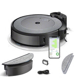 iRobot Roomba Combo i5 (i5172) Robotstofzuiger en Dweilrobot - Werkt met Spraakassistent (Alexa) - Gepersonaliseerde suggesties - Per kamer schoonmaken - Ideaal voor dierenharen en harde vloeren