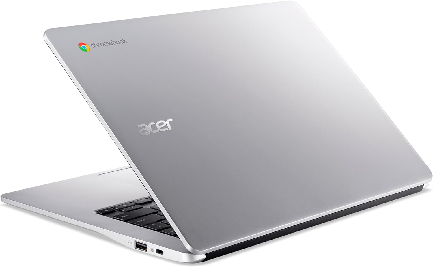 Acer Chromebook 314 (CB314-2H-K17E) Laptop | 14" HD Display | MediaTek Octa-Core ARM Cortex A73/A53 (MT8183) | 4 GB RAM | 64 GB eMMC | Mali-G72 MP3 GPU | Google ChromeOS | zilver