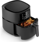 Philips Airfryer 5000-Serie XXL, 7,2L (1,4Kg) - 6 porties, 16-in-1 Airfryer, Wifi-verbinding, 90% minder vet met Rapid Air-technologie, HomeID-app. Wit(HD9285/00)