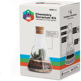 SUCK UK Terrarium Chemie Set | Conische kolf Terrariumkit voor planten | Educatieve Wetenschappen Kits | Glazen Terrarium met aarde voor cactusplanten | Mini Eco-systeem | Scheikunde Geschenken