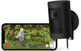 Ring Stick Up Cam Elite, HD-beveiligingscamera met tweeweg-audio, zwart