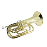 Studententrompet Bb Marching Euphonium Muziekinstrumenten met Koffer en Mondstuk Geel Messing Body Lacquer Finishes Messing Trompet