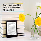 Kobo Nia Comfort Light E-lezer, 6 inch, 8 GB, zwart