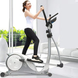 Step Fitnessmachines, elliptische machine Elliptische trainer Oefenmachine met LCD-monitor, magnetische opgewaardeerde top elliptische machine Trainer Modieus