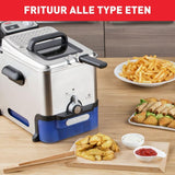 Tefal Oleoclean Pro Inox & Design FR8040 friteuse - Automatische oliefiltering - Regelbare temperatuur