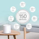 TP-Link Deco X60 AX5400 Whole Home Mesh Wi-Fi 6-systeem, dekking tot 7.100 vierkante meter, 1 GHz quad-core CPU, compatibel met Amazon Alexa, HomeShield-beveiliging, pakket van 3