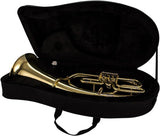 Platte Tenortuba Met Drie Kleppen In B-vlak Messing Lak Goud Euphonium Instrument Met Koffer En Accessoires Eufonium voor Beginners