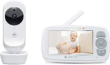 Motorola VM34 4,3-inch video babymonitor: Crystal-Clear Night Vision, twee-weg talk and room temperatuurbewaking, digitale zoom, lullabies