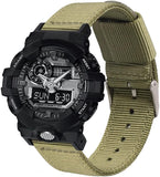 Tyogeephy Nylon horlogeband compatibel met Casio G-Shock GA-150 800 DW5600 6900 GD-110 G-8900 GLS8900 armband, sportarmbanden riem