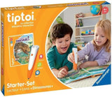 Ravensburger - tiptoi® - Starter Set - Lezer + boek 'Ik ontdek de dinosaurussen' - Elektronisch educatief spel zonder scherm - Vanaf 4 jaar - Franse versie - 00175