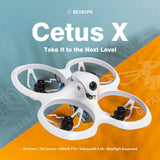 BETAFPV Cetus X FPV Kit met Betaflight FC, 2S borstelloze dronekit, voor FPV-beginners tot geavanceerd, met DVR-bril, LiteRadio 3 Radio Transmitter, BETAFPV Configurator/Simulator ondersteund