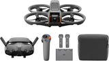 DJI Avata 2 Fly More Combo (3 batterijen), FPV-drone met 4K-camera, acrobatiek met één druk op de knop, propellerbescherming, cameradrone met Bril 3 en RC Motion 3