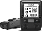 NETUM Draagbare Label Printer 58Mm Bluetooth Thermische Label Printer Met Oplaadbare Batterij Voor Barcode Kantoor Magazijn Verzending Kleding Sieraden Labels Printing NT-G5