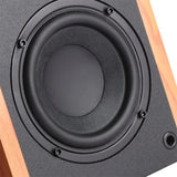 80W Boekenplank Luidspreker 2.0 HiFi Speaker Sound Systeem Hout Muziek Luidsprekers Voor TV Computer Kolom Soundbar 4.5Inch USB