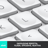 Logitech MXKEYS MINI F. MAC WRLS ILLUM. PALE GRIJS - ITA - MEDITER