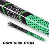 SAPLIZE Golf Grips Set van 13 Midsize Complete Regripping Kit, All Weather Compound Hybrid Rubber Golf Club Grips