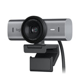 Logitech MX Brio Ultra HD 4K-webcam voor samenwerking en streaming, 1080p bij 60 FPS, dubbele ruisonderdrukkende microfoons, USB-C, webcamcover, werkt met Microsoft Teams, Zoom, Google Meet, Grafiet