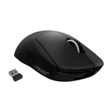 Logitech G PRO X SUPERLIGHT Draadloze Gaming Muis, Lichtgewicht 63g, HERO 25K Sensor, 25.600 DPI, 5 Programmeerbare Knoppen, Lange Batterijduur, Ontworpen voor Esports, PC/Mac (DE verpakking) - zwart