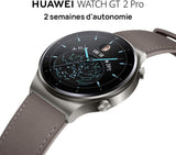 HUAWEI Watch GT 2 Pro Smartwatch, AMOLED touchscreen, 14 dagen batterijduur, GPS & GLONASS, SpO2, meer dan 100 trainingsmodi, oproepen via Bluetooth, werkt met iOS/Android, grijs