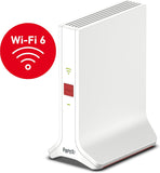 AVM 20002988 FRITZ!Repeater 3000 AX (Wi-Fi 6 repeater met drie radio-eenheden, tot 4.200 Mbit/s: 2x 5 GHz band (tot 3.600 Mbit/s), 2,4 GHz band (tot 600 Mbit/s), Duitstalige versie)