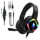 EMPIRE GAMING - Dark Rainbow G-HD10 Headset Gamer - Multiplatform -Met High Definition Stereo–Flexibele en Omnidirectionele Microfoon -Compatibel met PS4, Xbox One, Smartphones, Tablets, PC en MAC