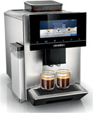 SIEMENS TQ903D03 Volautomatische koffiemachine EQ.900, 1-bonenhouder, HomeConnect, 6,8 inch (6,8 inch) full-touch display, stille bereiding, roestvrij staal