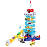 DIY Auto Avontuur Speelgoed Meerlaags Flexibele Racebanen Speelgoed Set Stadsparkeerplaats Race Track Auto Set 360° Rotatie Educatief Speelgoed Kerstmis Verjaardag Met Lichten,Multicoloured