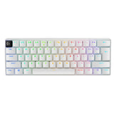 Logitech G PRO X 60 LIGHTSPEED, draadloos gaming toetsenbord, ultracompact mechanisch 60% TKL-toetsenbord, LIGHTSYNC RGB, toetsen van dubbellaags PBT, Optical Tactile, Windows PC, US INTL - Wit